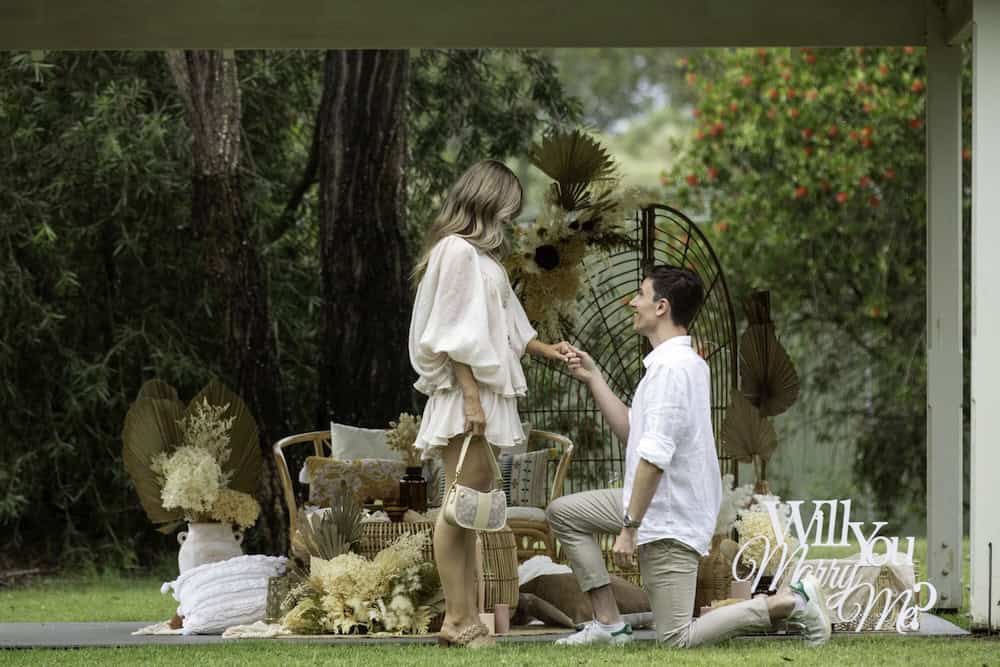 Private Picnic Proposal Hunter Valley