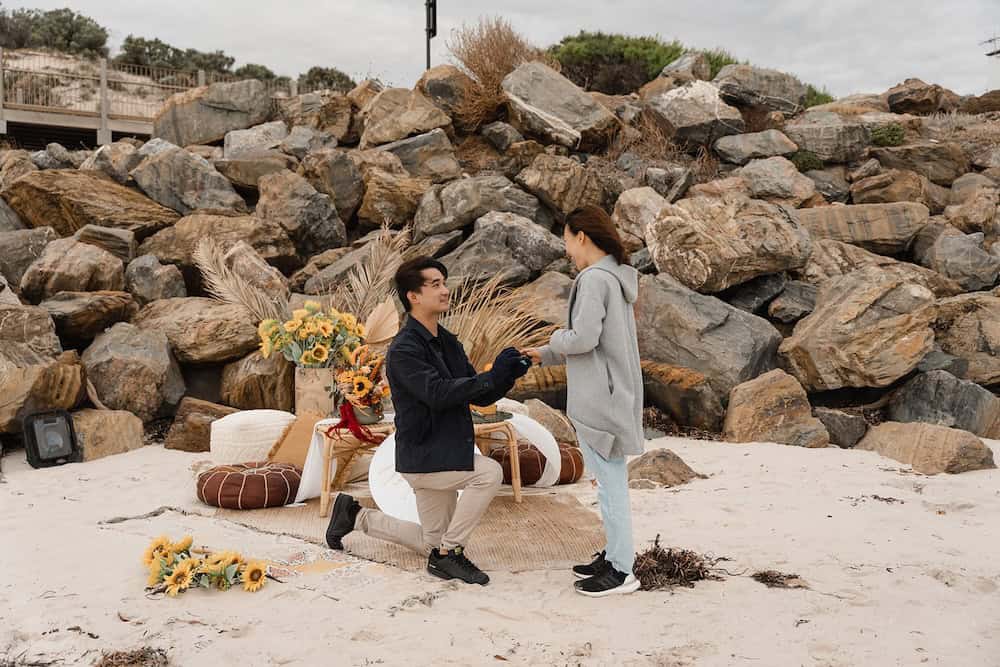 Beach Sunflower Proposal Adelaide